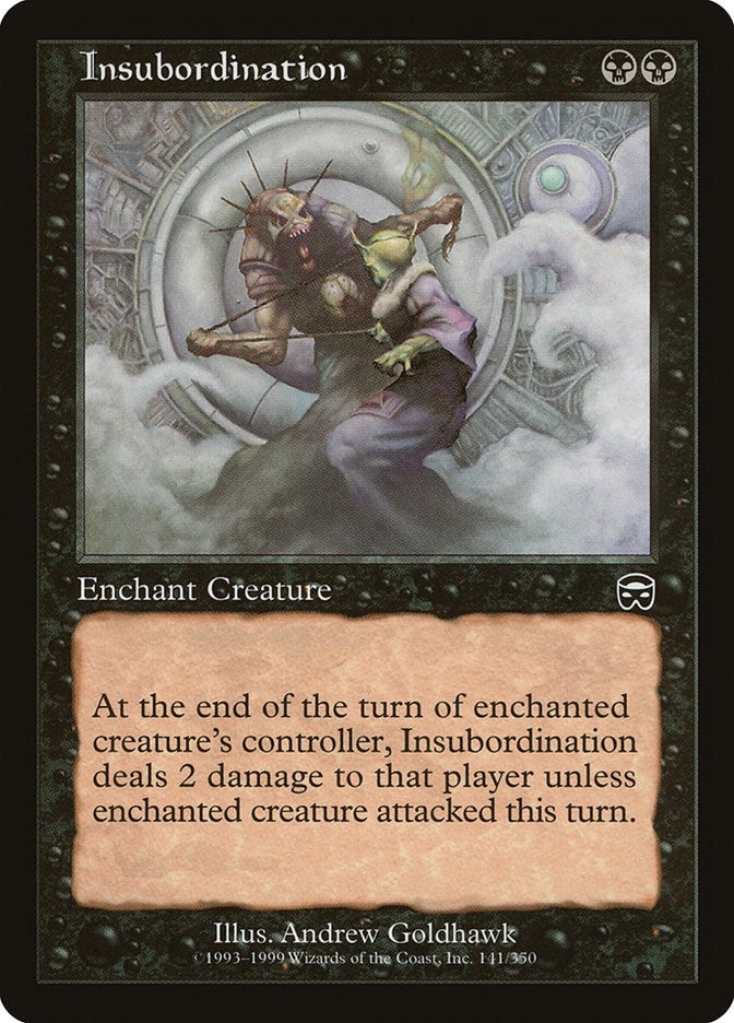 Image for Insubordination (141) - Magic: The Gathering