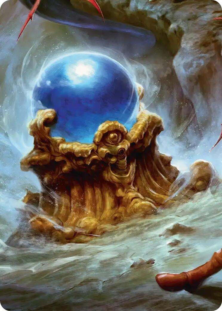 Image for Chaos Shrine's Black Crystal Scene Art Card (4) (ASFIN) - Magic: The Gathering