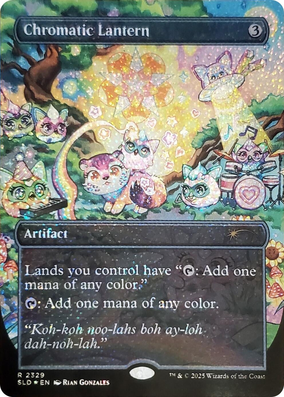 Image for Chromatic Lantern (2329) (Confetti Foil) (2329) - Magic: The Gathering
