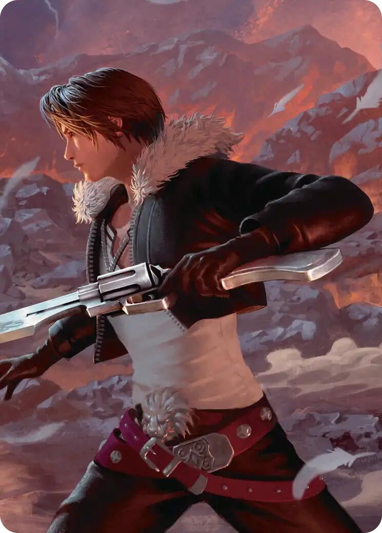 Image for Squall, Gunblade Duelist Scene Art Card (12) (ASFIN) - Magic: The Gathering