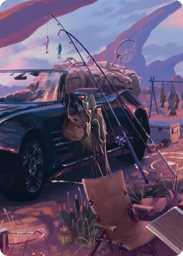 Image for Fishing Gear Scene Art Card (20) (ASFIN) - Magic: The Gathering