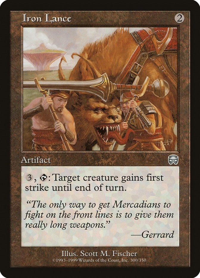 Image for Iron Lance (300) - Magic: The Gathering