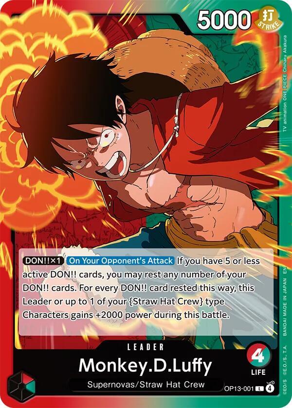 Monkey.D.Luffy (001) (OP13-001) (OP13)