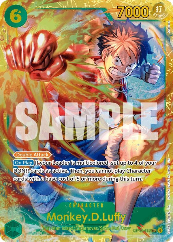 Monkey.D.Luffy (118) (OP13-118) (OP13)