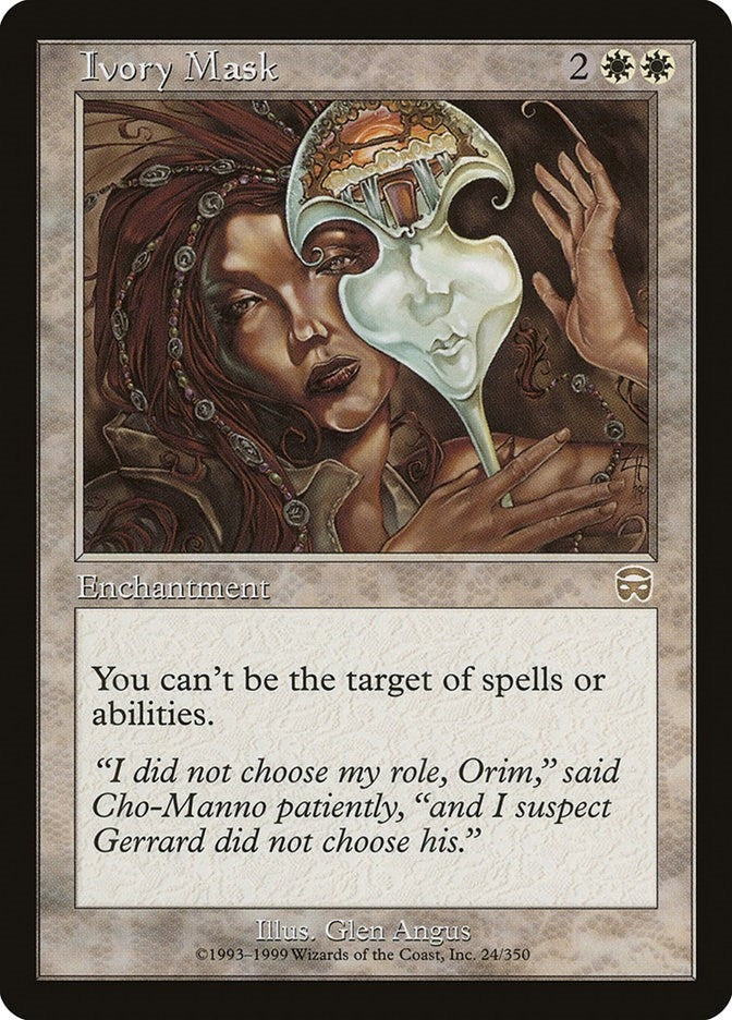 Image for Ivory Mask (24) - Magic: The Gathering