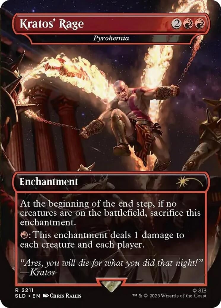 Image for Kratos' Rage - Pyrohemia (2211) - Magic: The Gathering