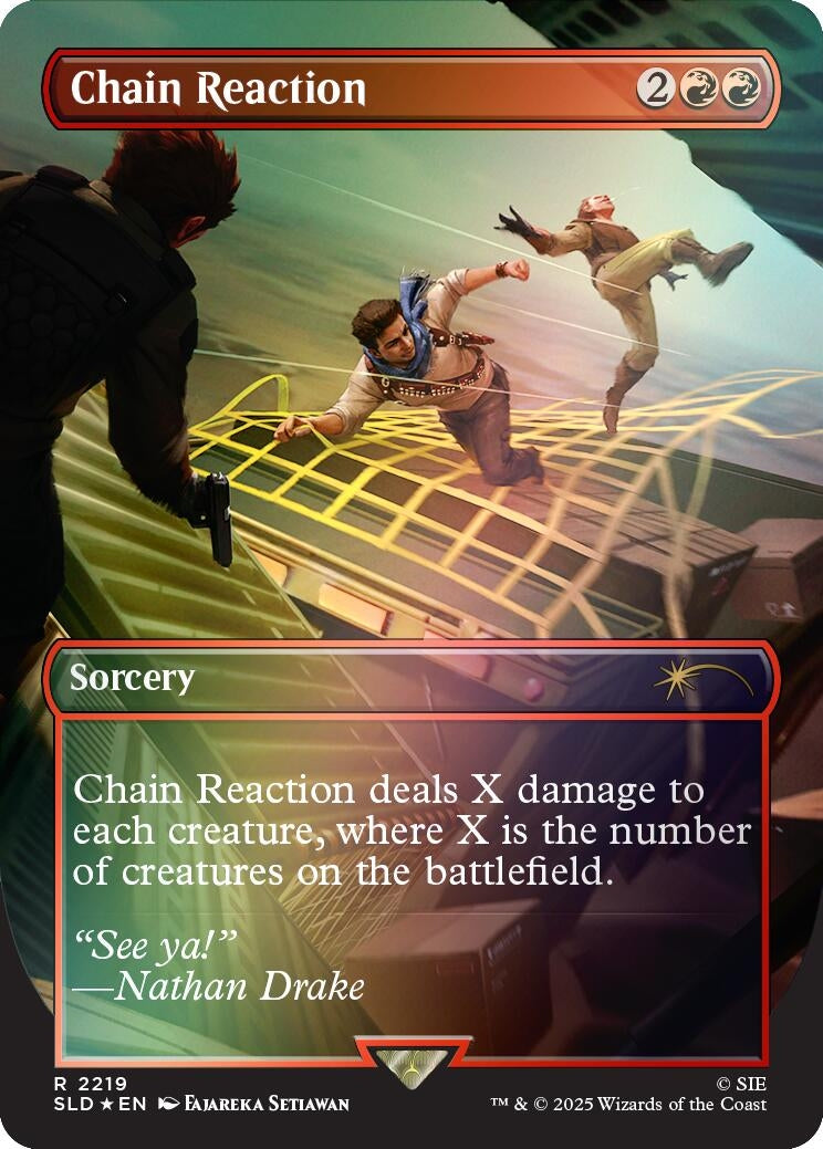 Image for Chain Reaction (Rainbow Foil) (2219) - Magic: The Gathering