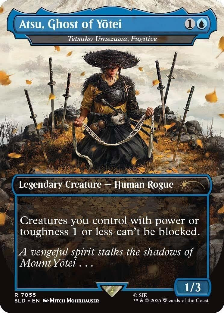 Image for Atsu, Ghost of Yotei - Tetsuko Umezawa, Fugitive (7055) - Magic: The Gathering