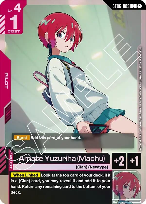 Image for Amate Yuzuriha (Machu) (ST06 Release Event) (ST06-009) (GCG-PR) - Gundam Card Game