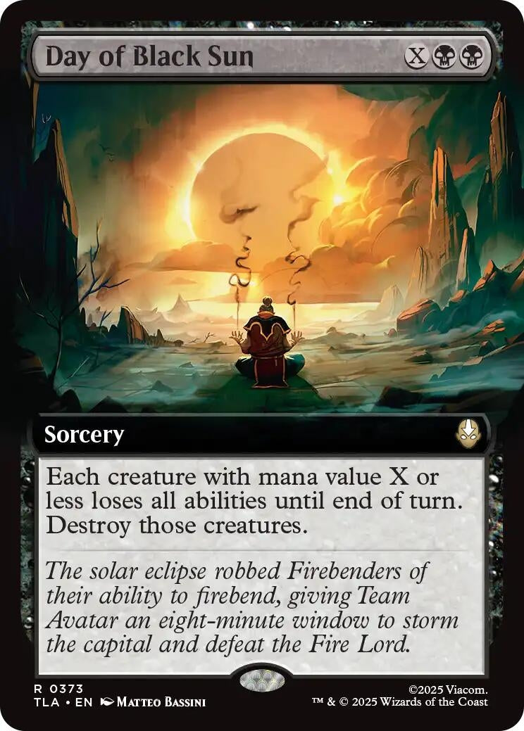 Image for Day of Black Sun (Extended Art) (373) (TLA) - Magic: The Gathering