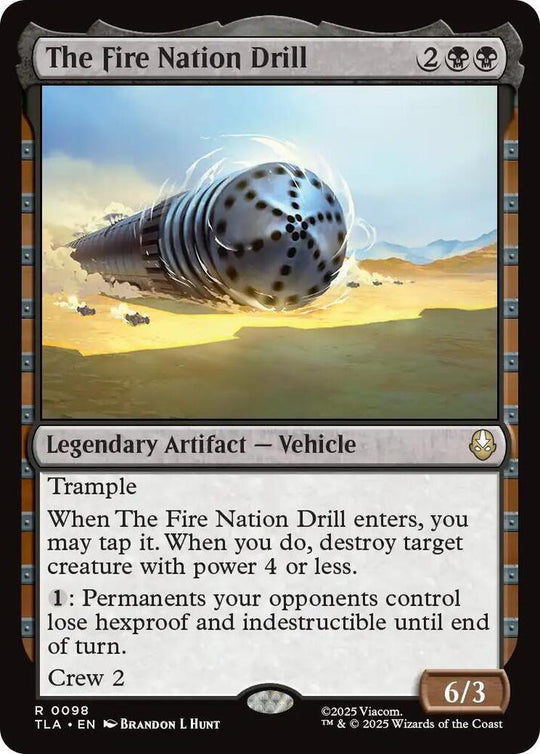 Image for The Fire Nation Drill (98) - Magic: The Gathering