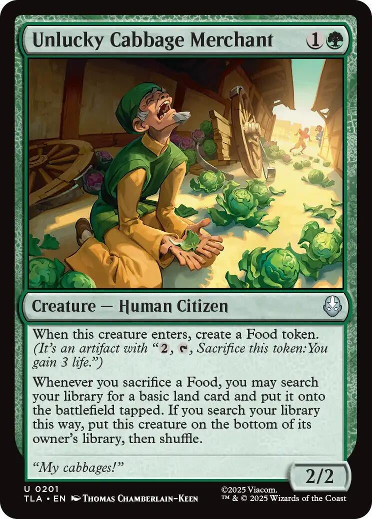 Image for Unlucky Cabbage Merchant (201) - Magic: The Gathering