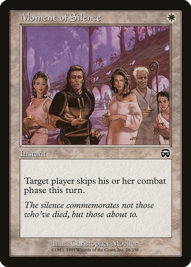 Image for Moment of Silence (28) - Magic: The Gathering