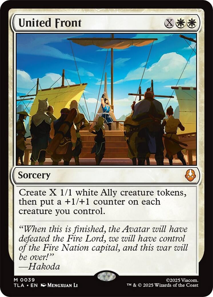 Image for United Front (39) (TLA) - Magic: The Gathering
