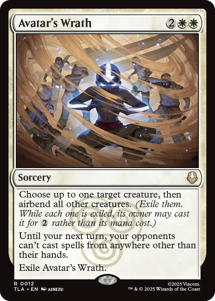 Image for Avatar's Wrath (12) (TLA) - Magic: The Gathering