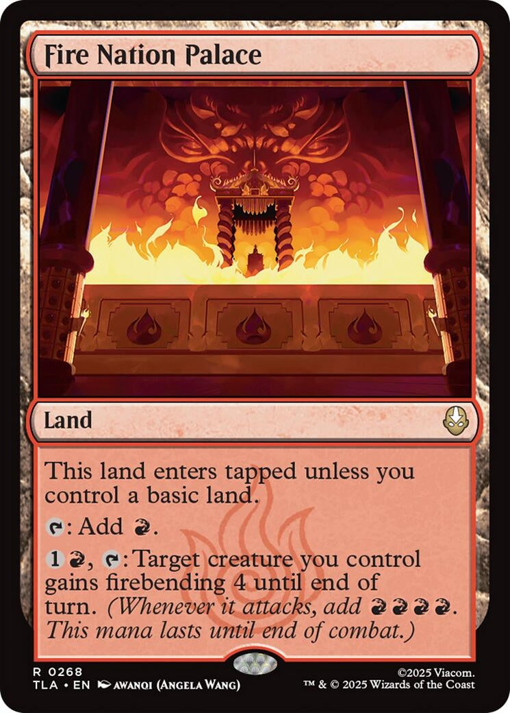 Image for Fire Nation Palace (268) (TLA) - Magic: The Gathering
