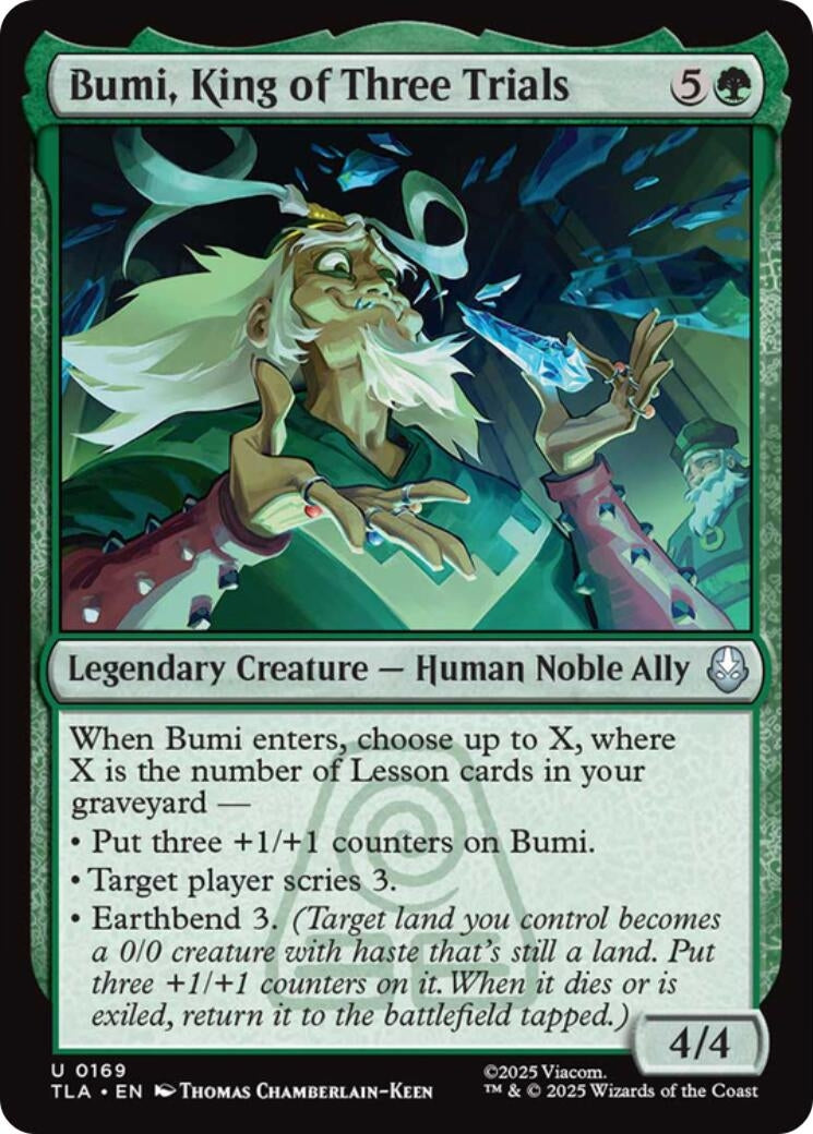 Image for Bumi, King of Three Trials (169) - Magic: The Gathering