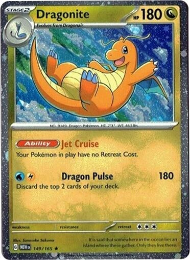 Image for Dragonite 149/165 (Cosmos Holo) (149/165) (MCAP) - Pokemon