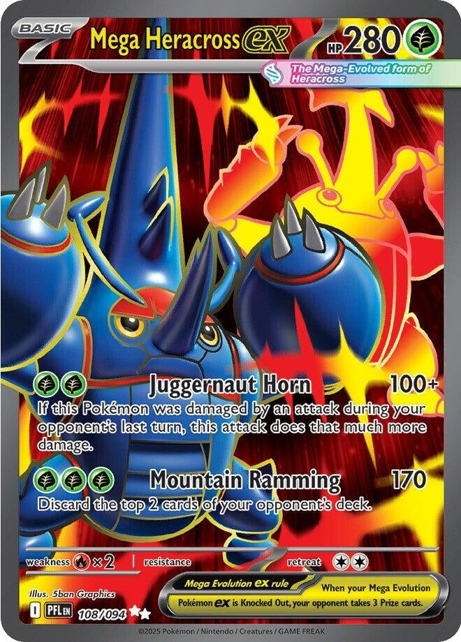 Image for Mega Heracross ex (108/094) (PFL) - Pokemon