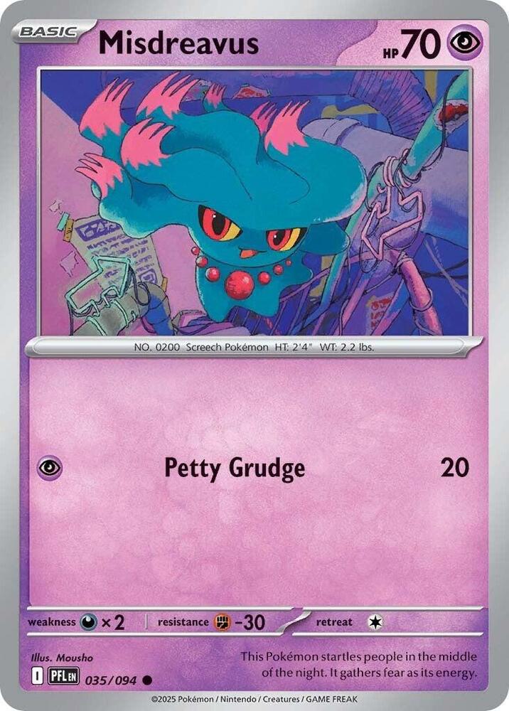Image for Misdreavus (035/094) (PFL) - Pokemon