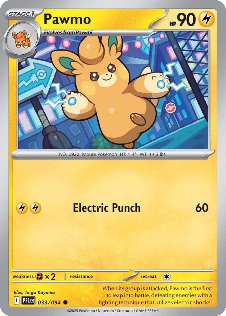 Image for Pawmo (033/094) (PFL) - Pokemon