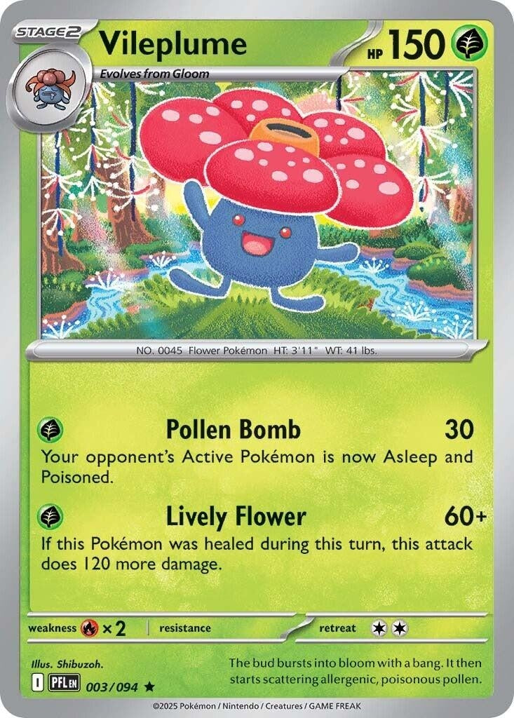 Image for Vileplume (003/094) (PFL) - Pokemon