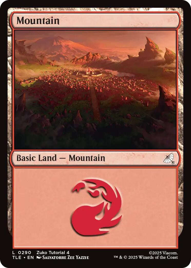Image for Mountain (0290) (290) (TLE) - Magic: The Gathering