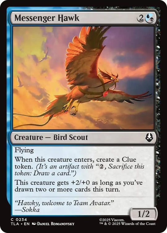 Image for Messenger Hawk (234) - Magic: The Gathering