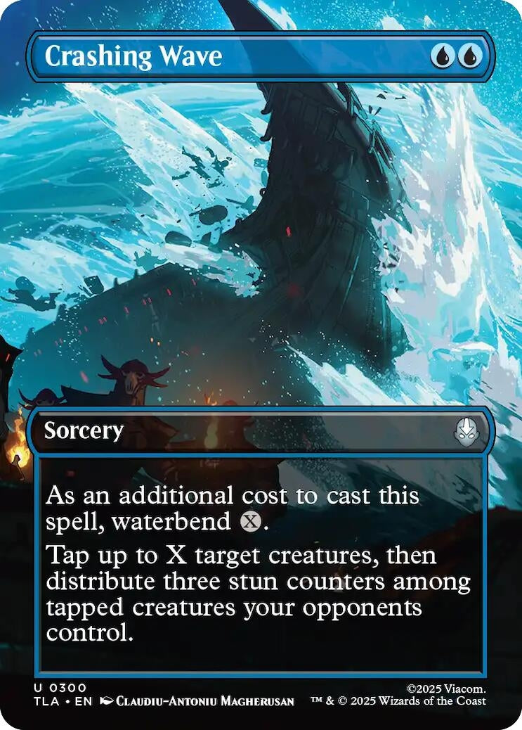 Image for Crashing Wave (Borderless) (300) (TLA) - Magic: The Gathering