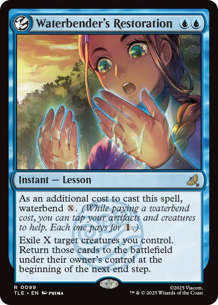 Image for Waterbender's Restoration (99) (TLE) - Magic: The Gathering