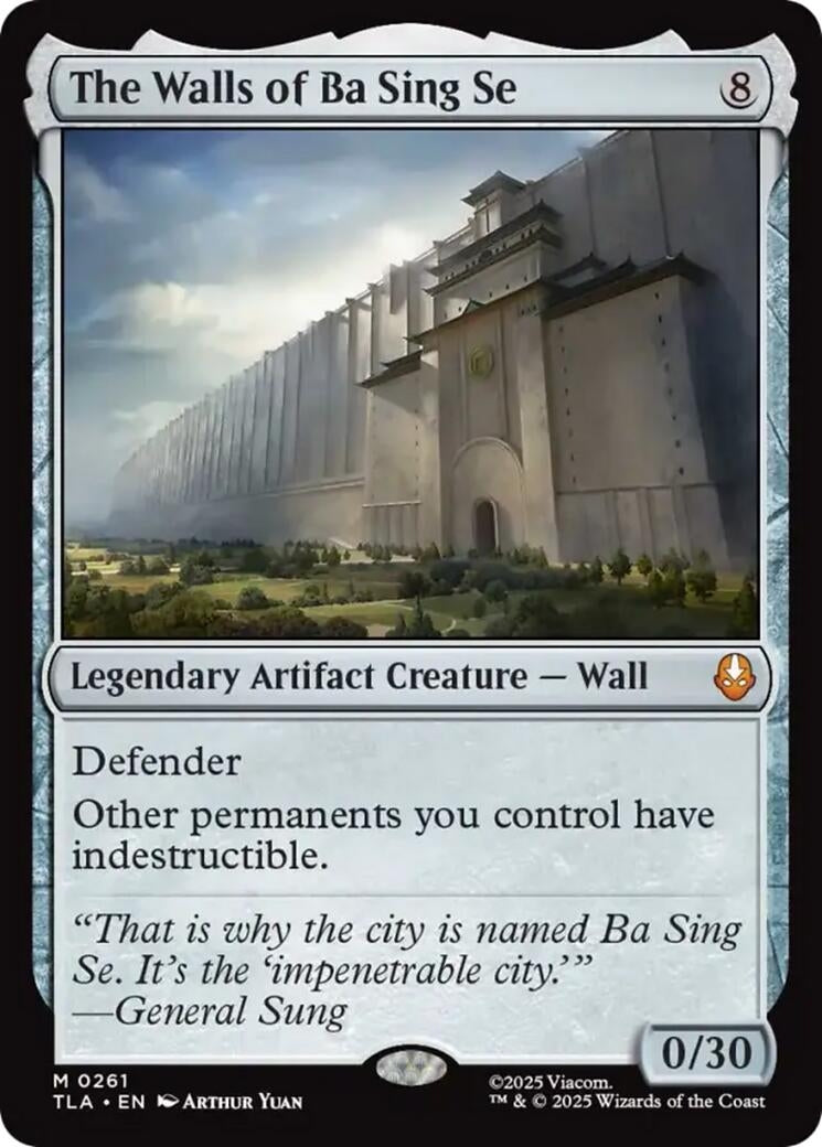 Image for The Walls of Ba Sing Se (261) - Magic: The Gathering