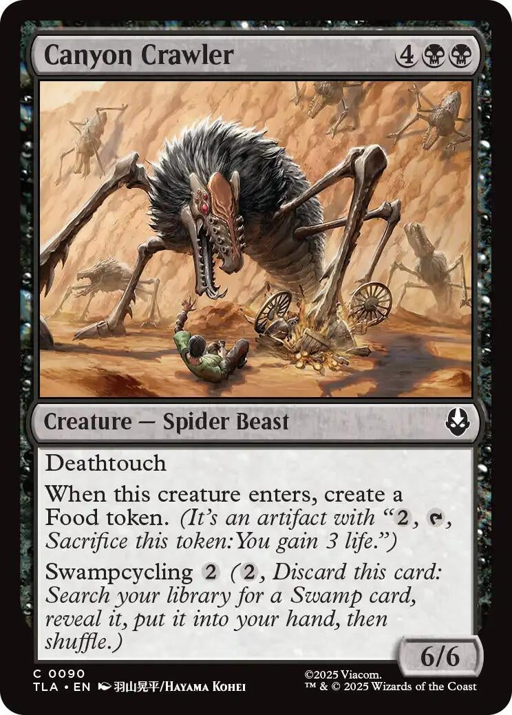 Image for Canyon Crawler (90) (TLA) - Magic: The Gathering