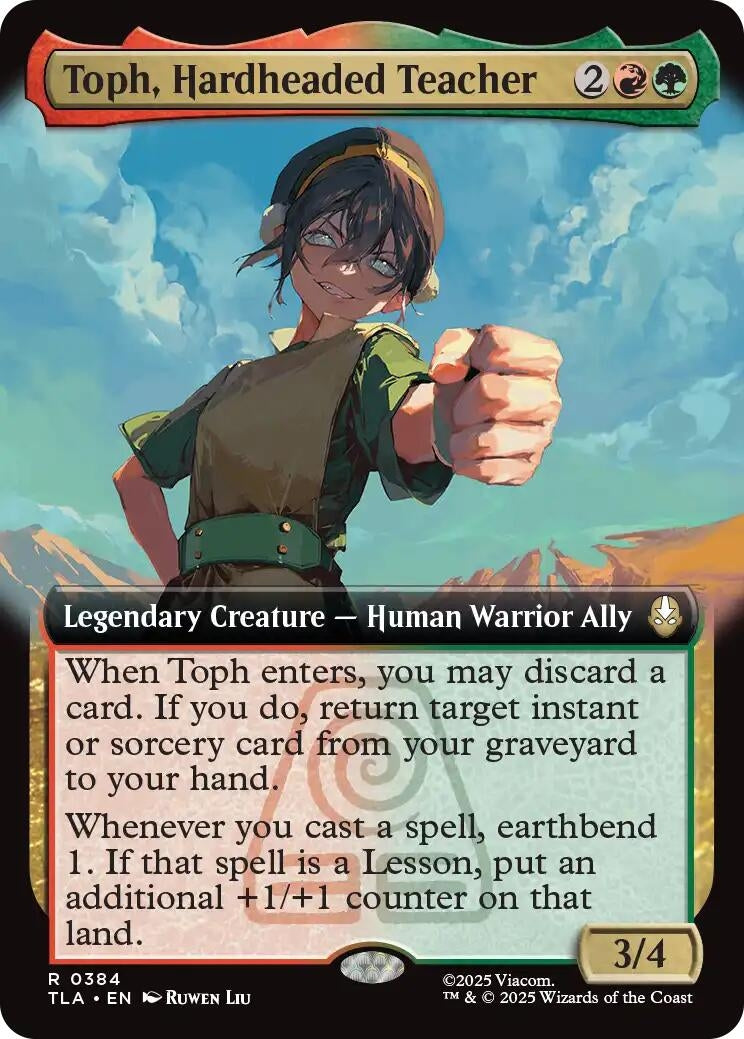 Image for Toph, Hardheaded Teacher (Extended Art) (384) - Magic: The Gathering