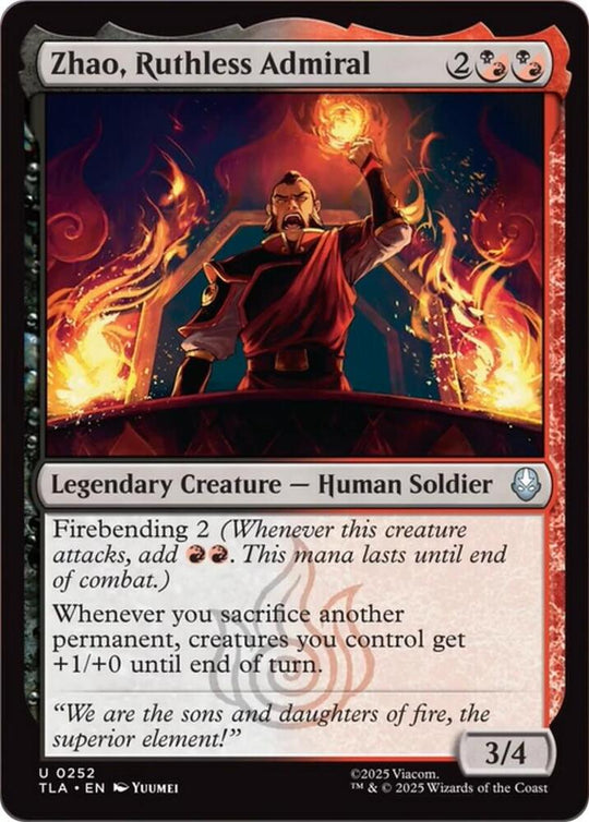 Image for Zhao, Ruthless Admiral (252) - Magic: The Gathering