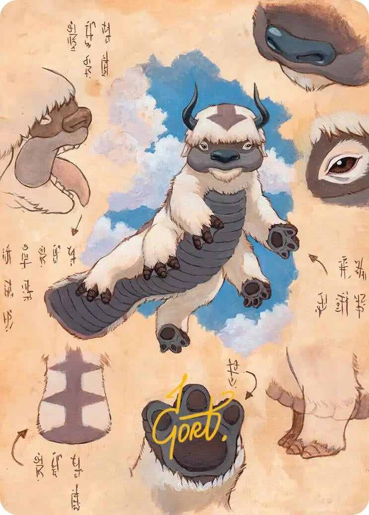 Image for Appa, Steadfast Guardian Art Card (Gold-Stamped Signature) (32) (ASTLA) - Magic: The Gathering