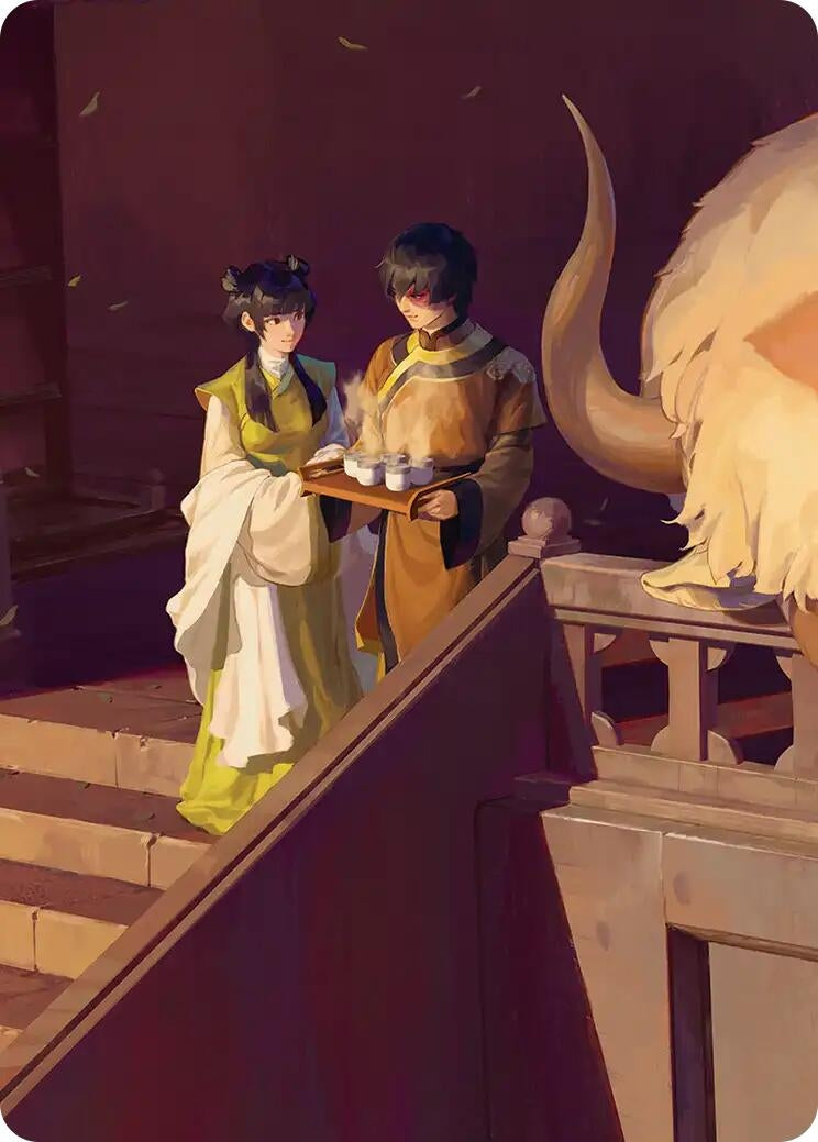 Image for Mai and Zuko Art Card (ASTLA) - Magic: The Gathering