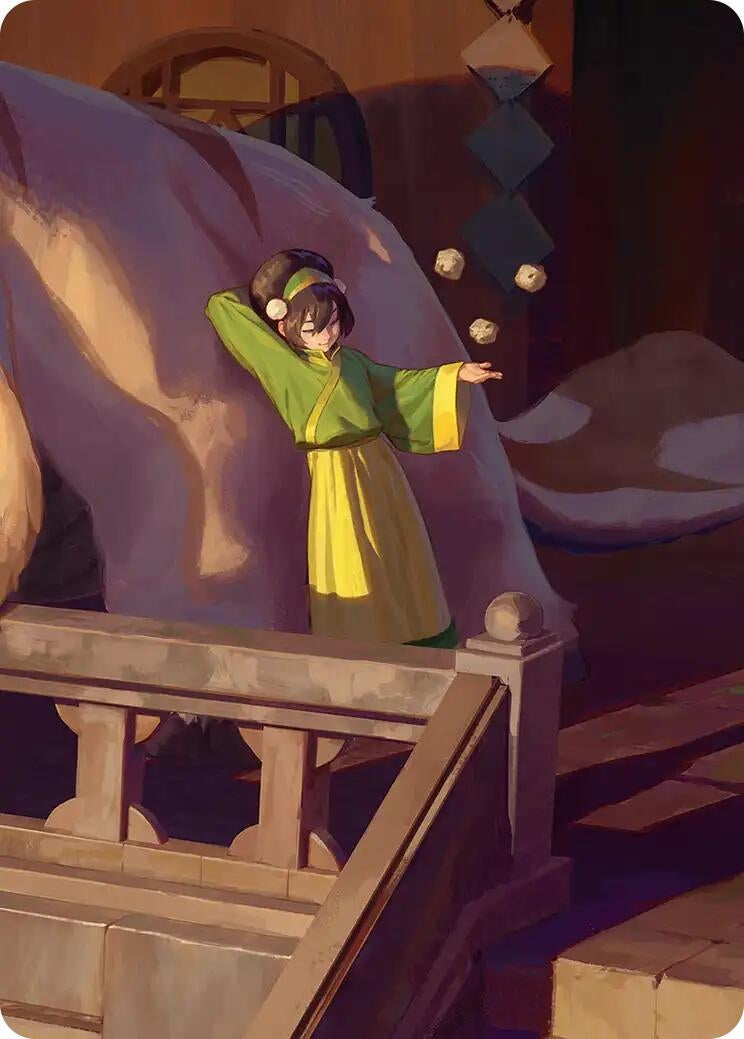 Image for Toph, Greatest Earthbender Art Card (ASTLA) - Magic: The Gathering