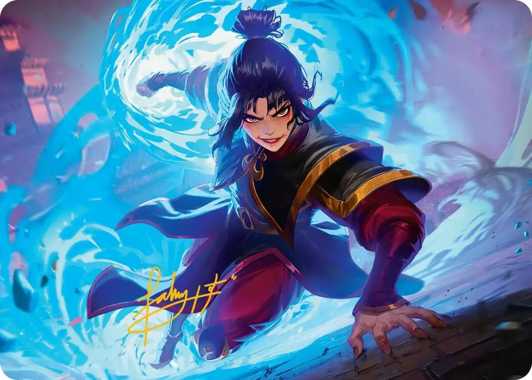 Image for Fire Lord Azula Art Card (Gold-Stamped Signature) (21) - Magic: The Gathering