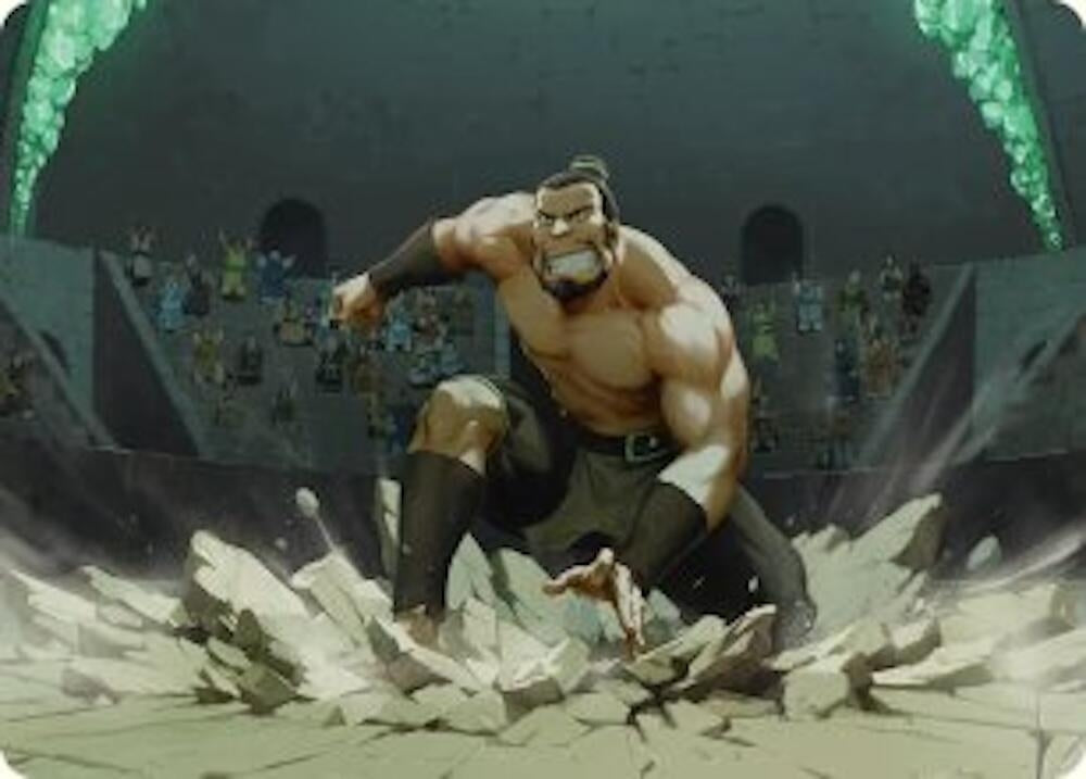 Image for The Boulder, Ready to Rumble Art Card (13) (ASTLA) - Magic: The Gathering