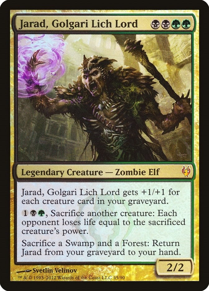 Image for Jarad, Golgari Lich Lord (45) (DDJ) - Magic: The Gathering