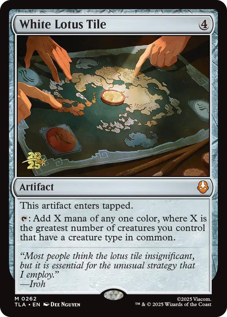 Image for White Lotus Tile (262) - Magic: The Gathering
