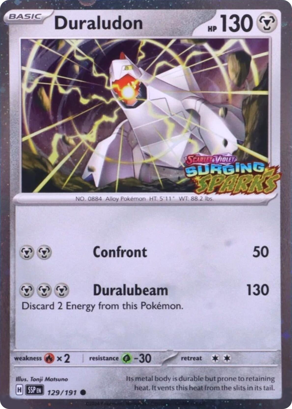 Image for Duraludon (Surging Sparks) (129/191) (MCAP) - Pokemon