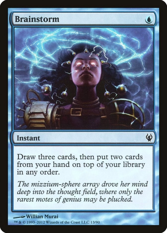 Image for Brainstorm (13) - Magic: The Gathering