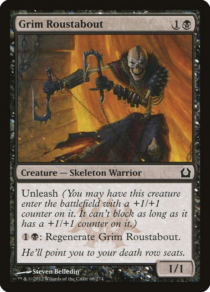 Image for Grim Roustabout (68) (RTR) - Magic: The Gathering