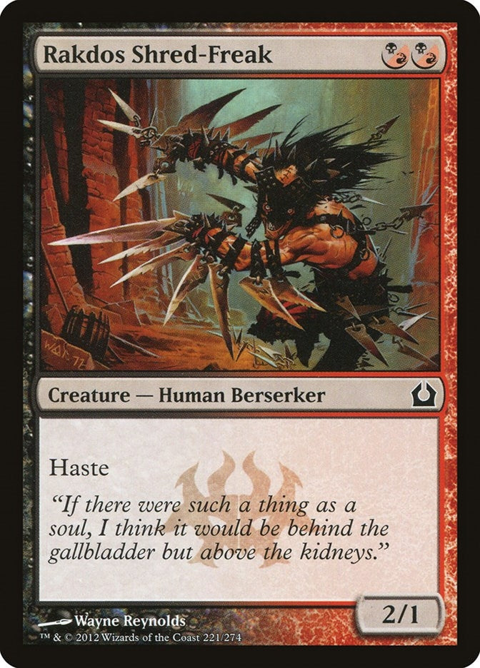 Image for Rakdos Shred-Freak (221) - Magic: The Gathering
