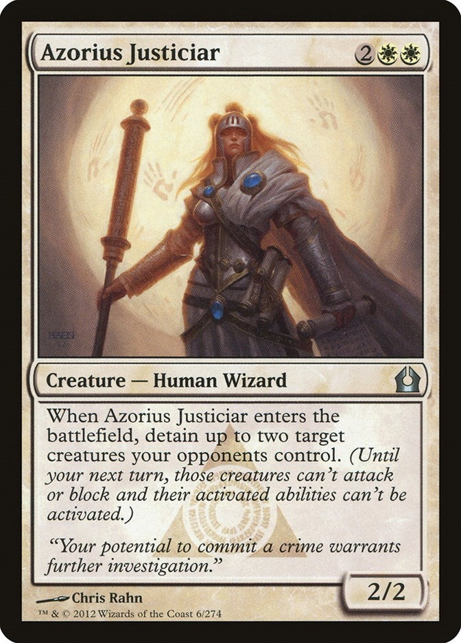 Image for Azorius Justiciar (6) (RTR) - Magic: The Gathering