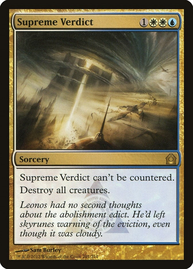 Image for Supreme Verdict (201) (RTR) - Magic: The Gathering