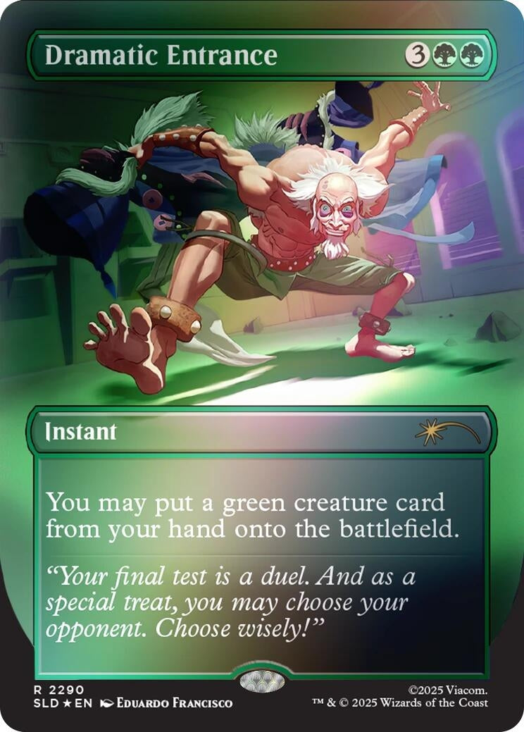 Image for Dramatic Entrance (Rainbow Foil) (2290) - Magic: The Gathering
