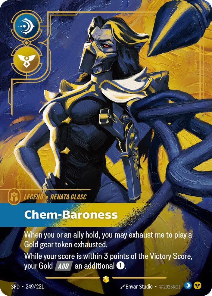 Image for Renata Glasc - Chem-Baroness (Overnumbered) (249/221) (SPF) - Riftbound: League of Legends Trading Card Game