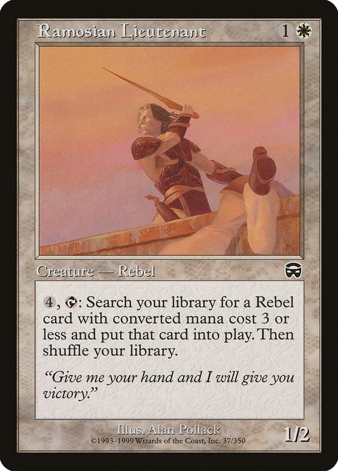 Image for Ramosian Lieutenant (37) - Magic: The Gathering
